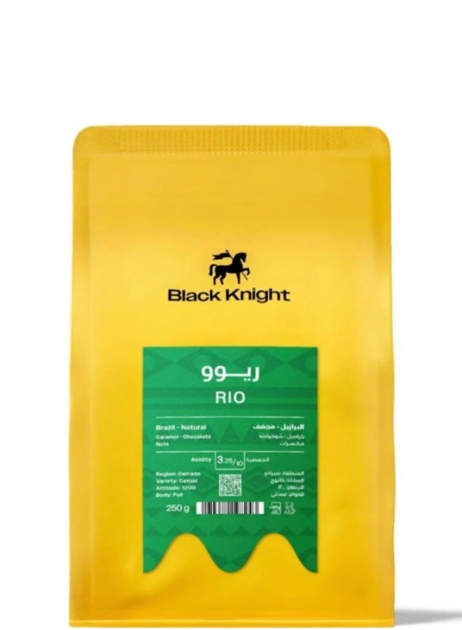 Black Knight Roastery – Brazil Rio Natural – 250g